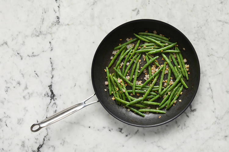 Cook green beans