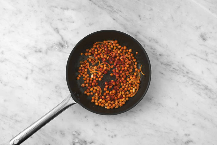 Get prepped & cook the chickpeas