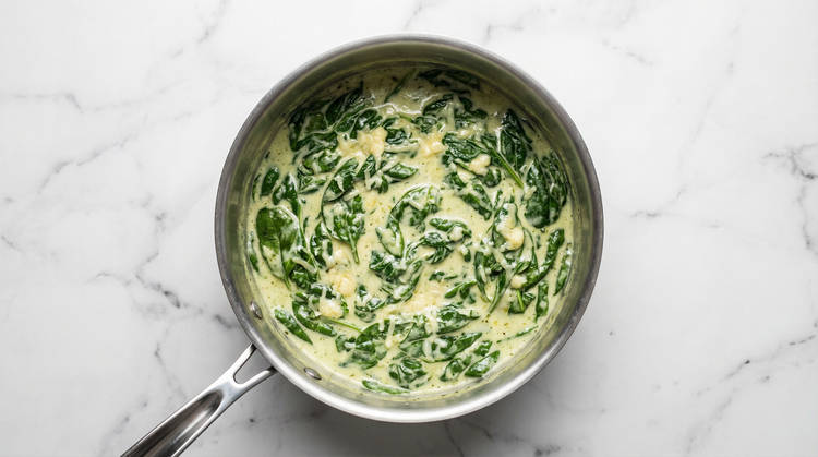 Make Creamed Spinach