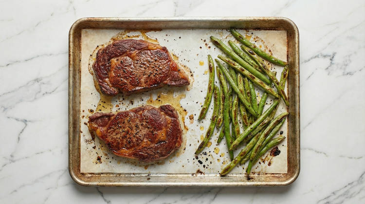 Roast Steak & Green Beans