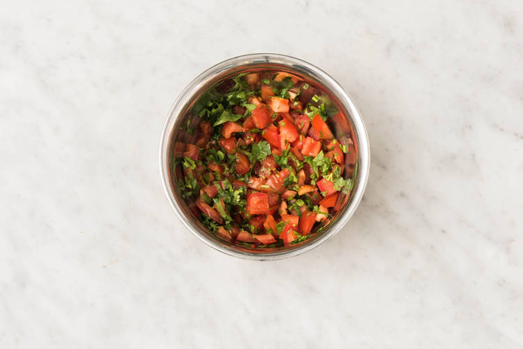 Finish prep and make salsa