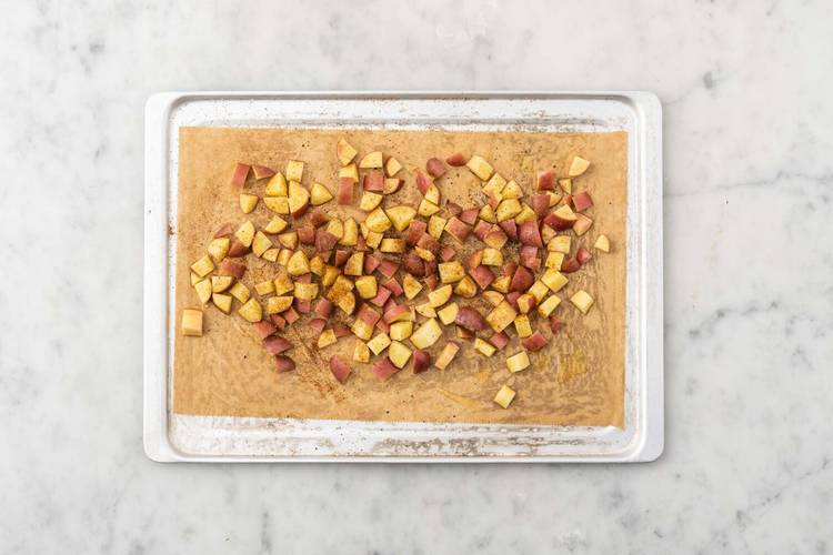 Rôtir les pommes de terre