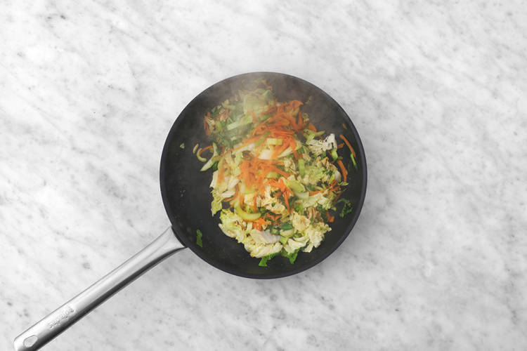 Get prepped & cook the veggies