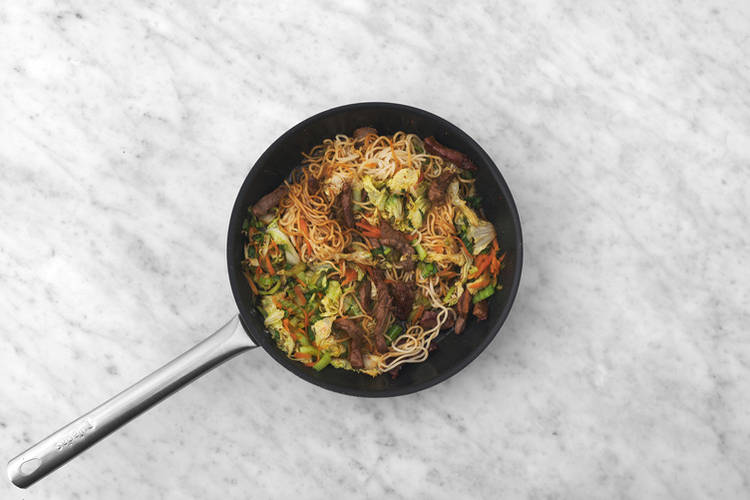 Cook the beef & bring it all together