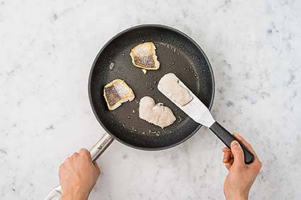 Fisch anbraten
