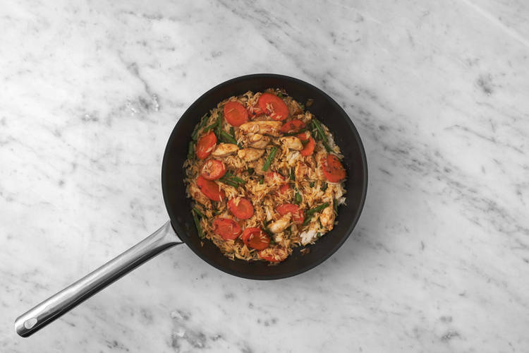 Reispfanne kochen