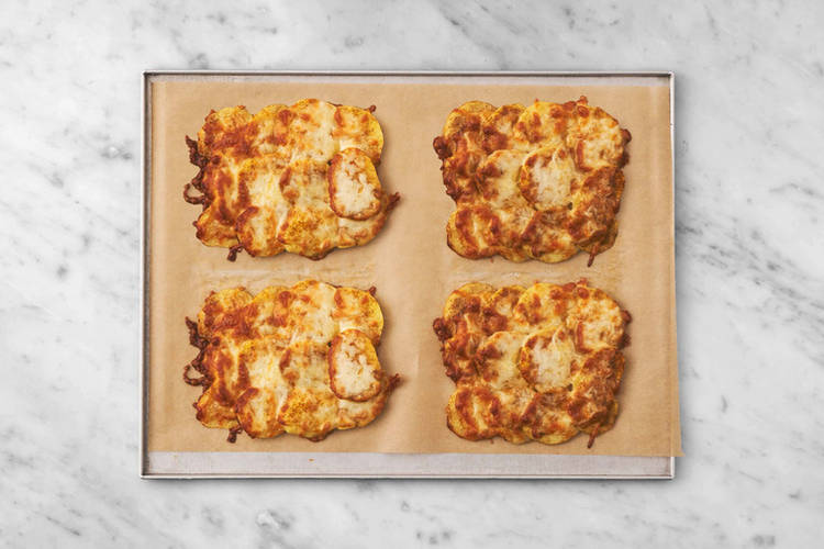 Kartoffel-Fladen backen