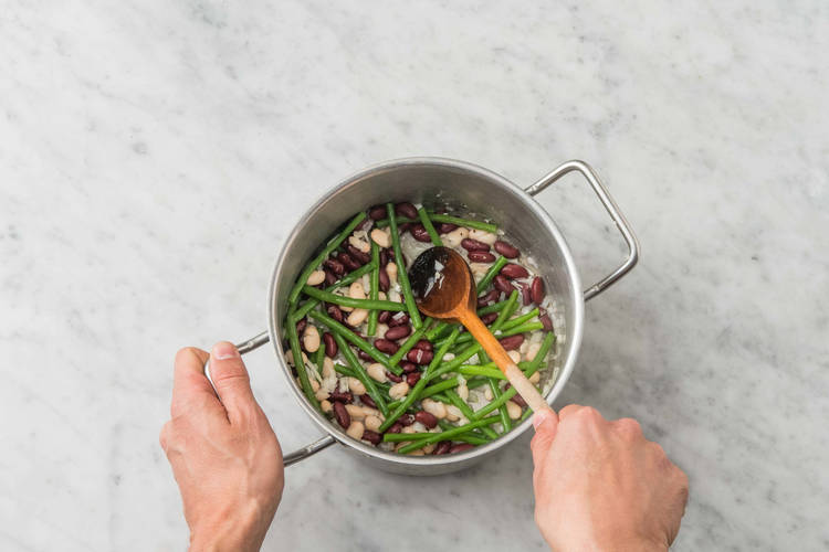 Bohnen fertigstellen