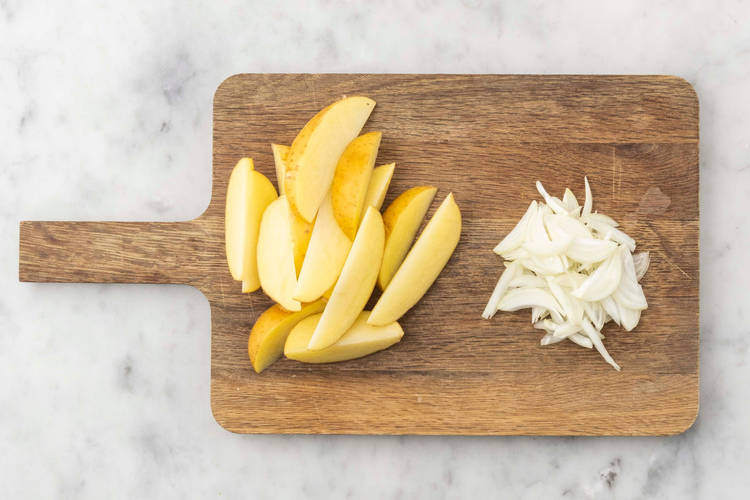 Ofengemüse vorbereiten