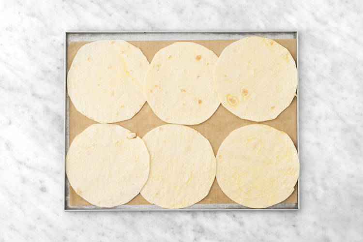 Préparer les tostadas