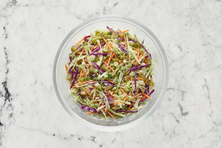 Préparer la salade de chou