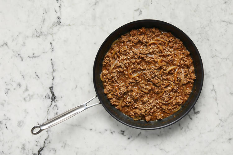 Préparer la garniture à Sloppy Joes