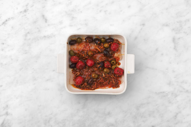 Prep and broil shrimp