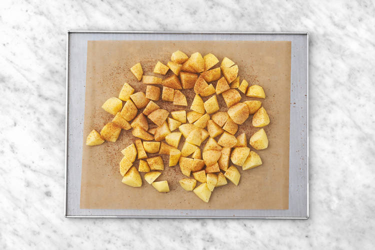 Roast the potato