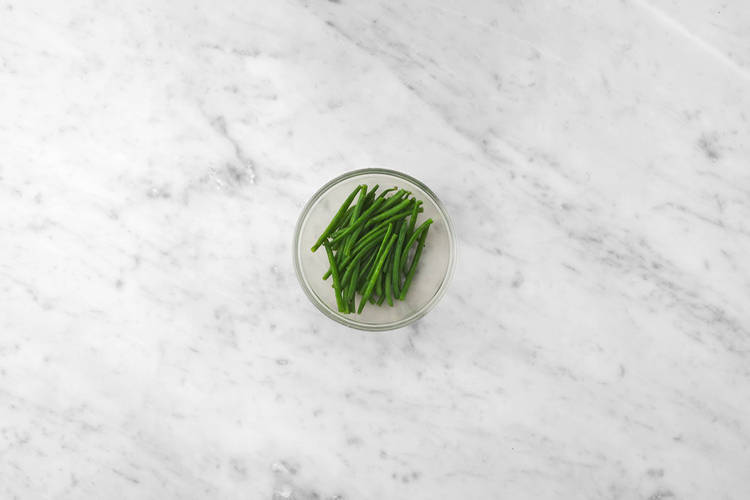 Steam the green bean