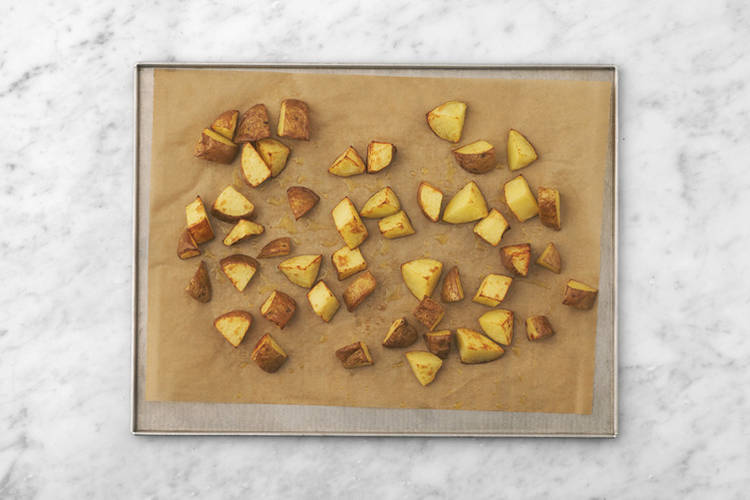 Roast the potatoes