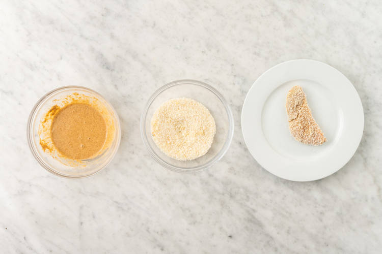 Prep the crumbing station