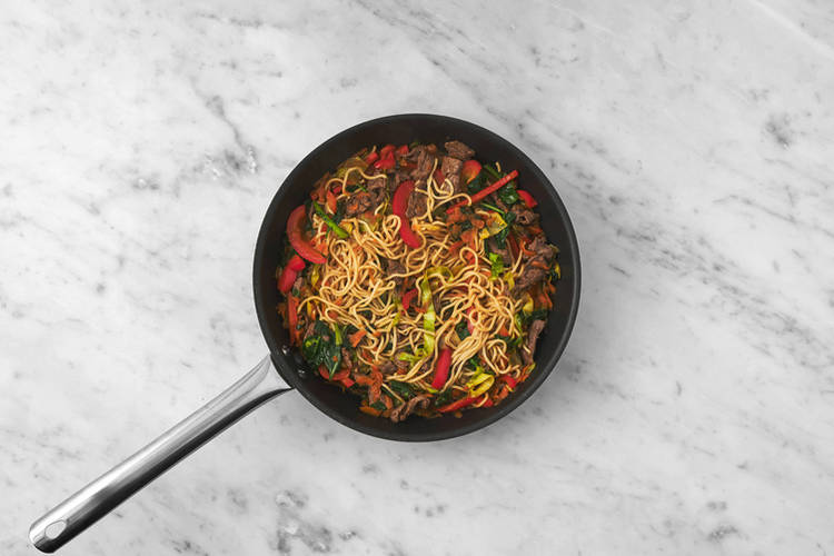 Cook the beef & bring it all together