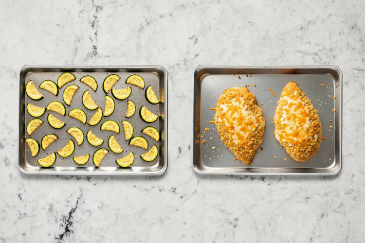 Roast Zucchini & Chicken