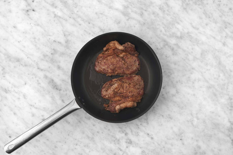 Fry the Sirloin Steaks