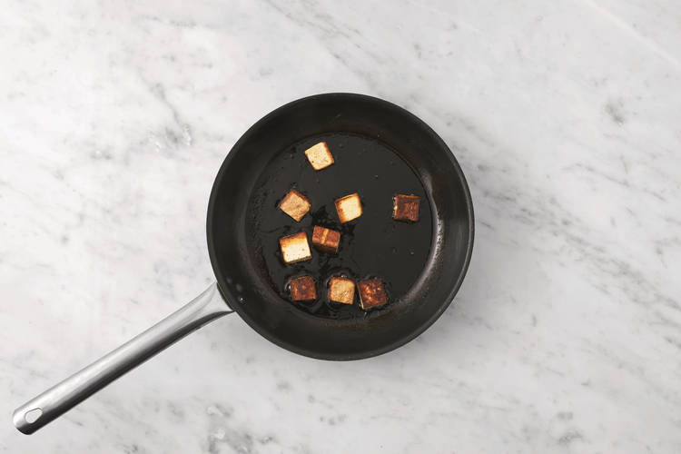Cook the tofu