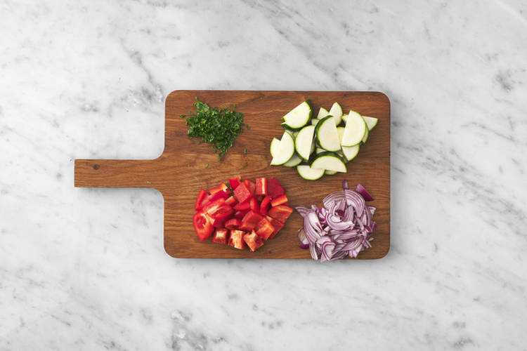 Forbered grøntsager