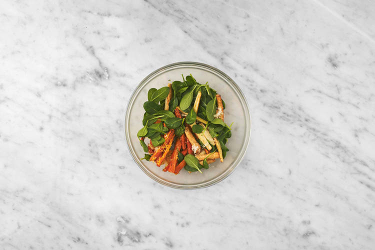 Toppa rotfruktspommes