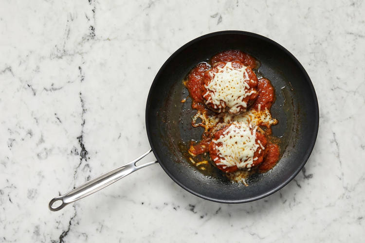 Gratiner les galettes