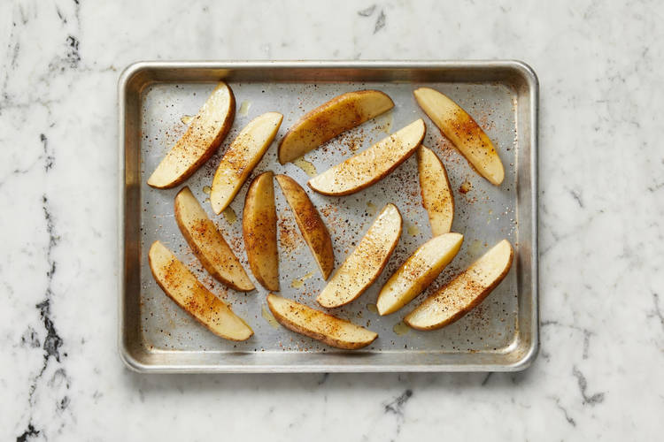 Préparer les pommes de terre