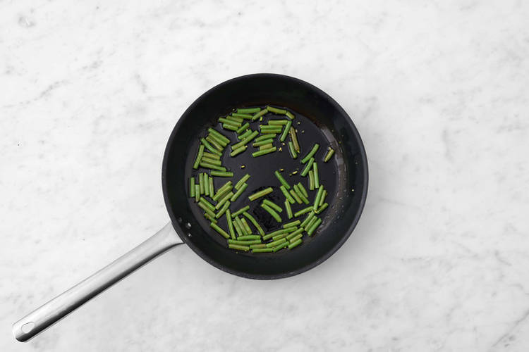 Prepare the Garlicky Green Beans