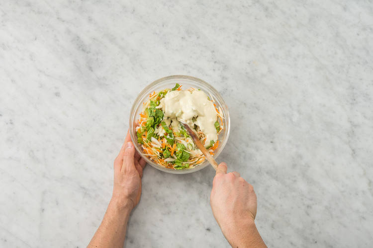 Coleslaw abschmecken