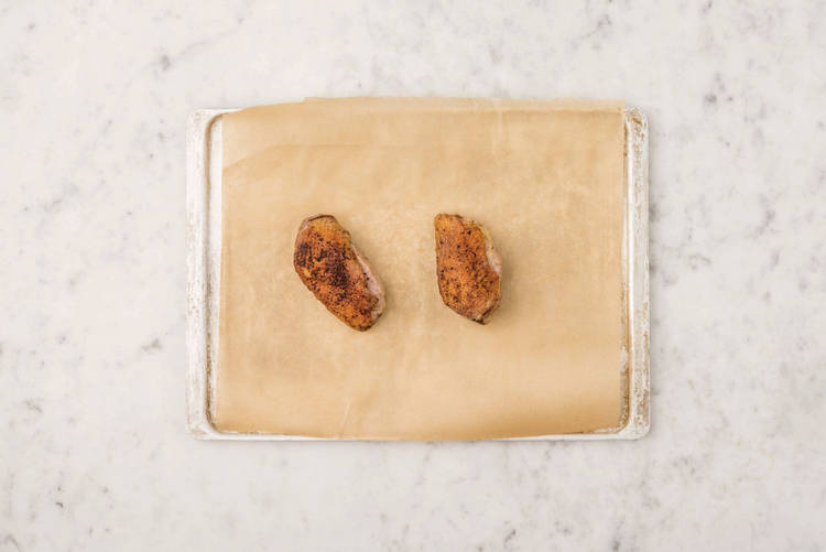 Cook the duck