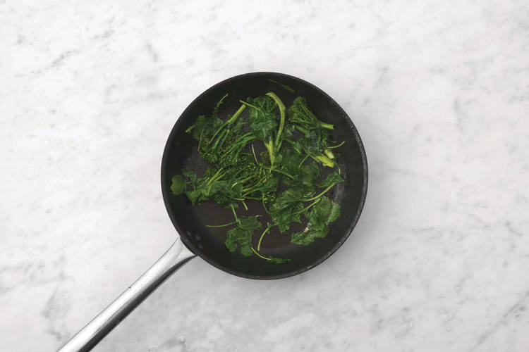 Cook the greens