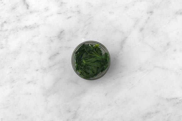 Steam the  Asian greens