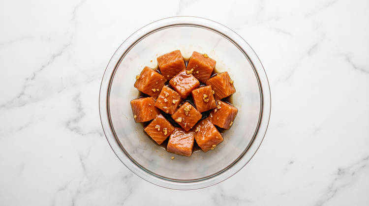 Prep & Marinate Salmon