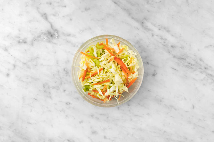Get prepped & assemble the slaw