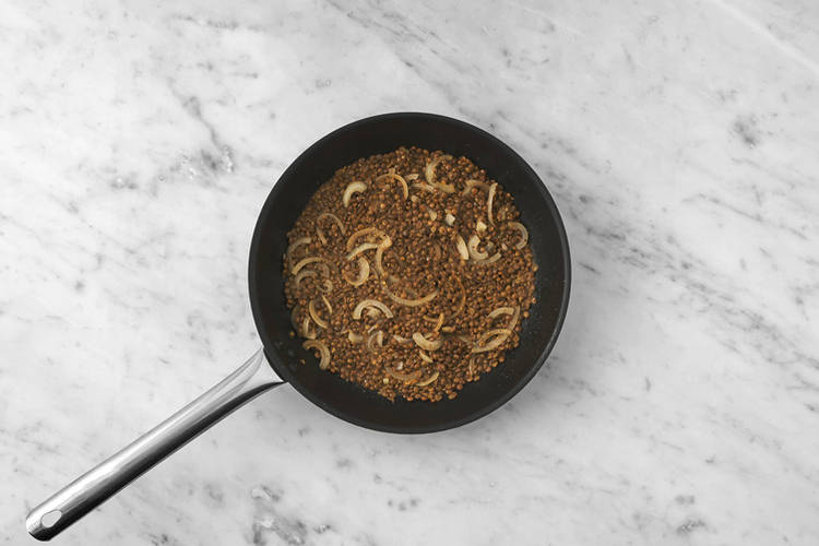 Cook the lentils