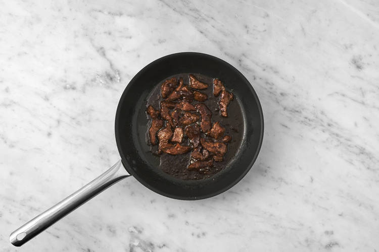 Cook the veggies & beef