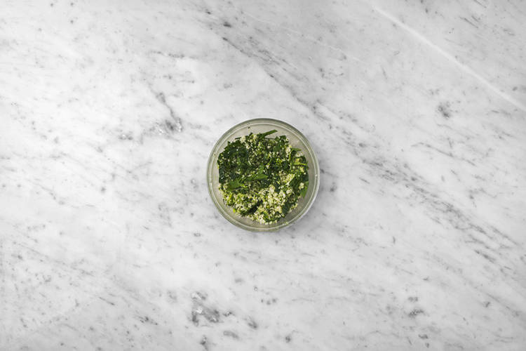 Cook the broccoli-cauli rice