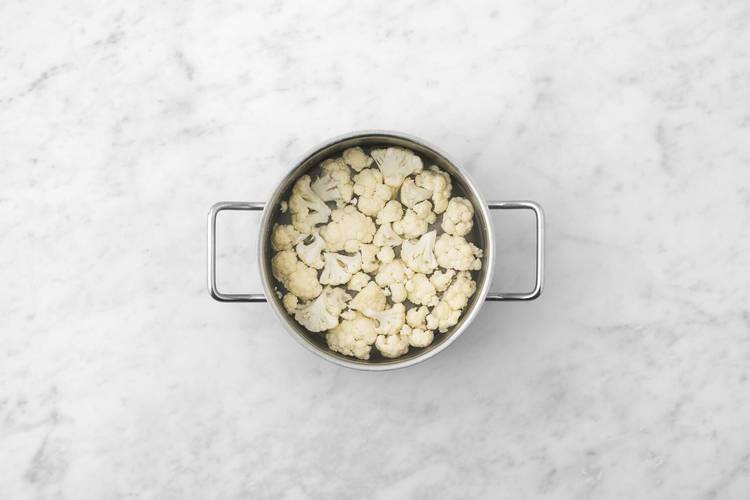 Cook cauliflower
