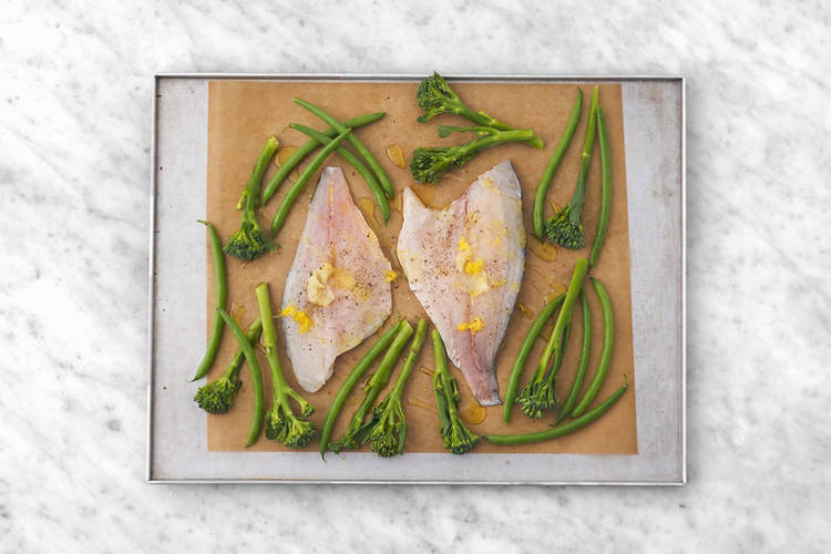 Bake the Fish and Veg