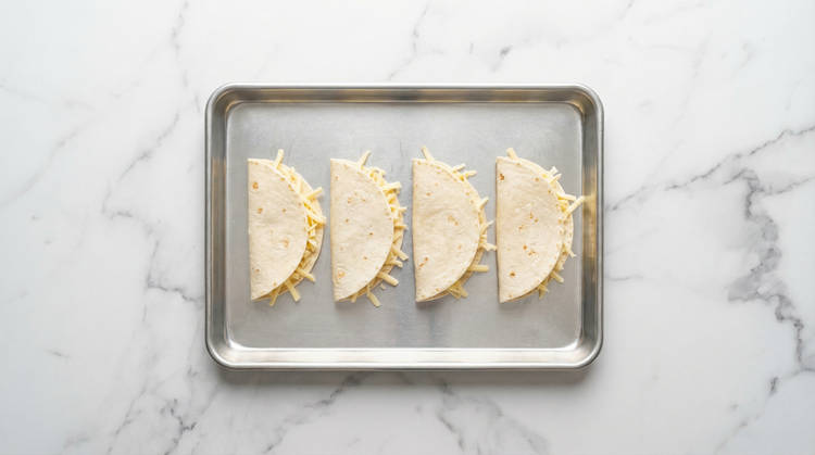 Assemble Quesadillas