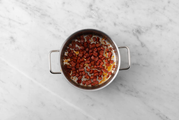 Place au chorizo