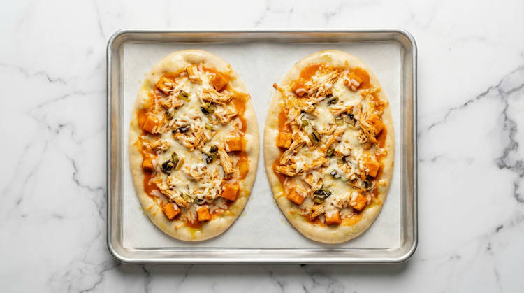 Shape & Assemble Pizzas