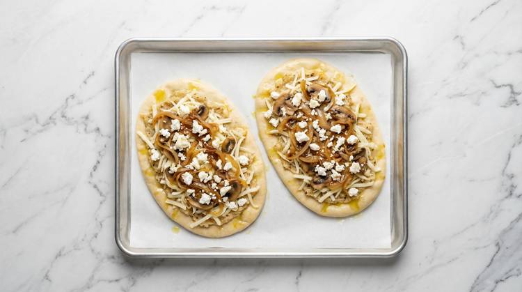 Shape & Assemble Pizzas