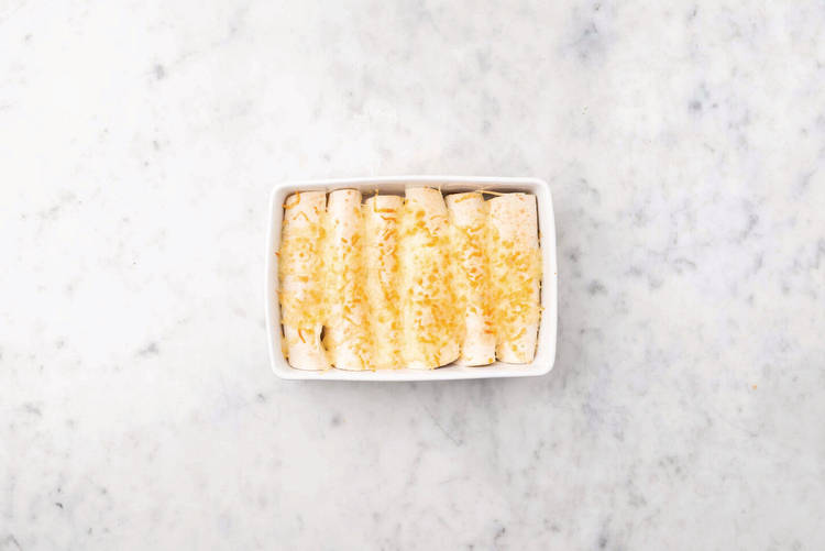 Grill the enchiladas