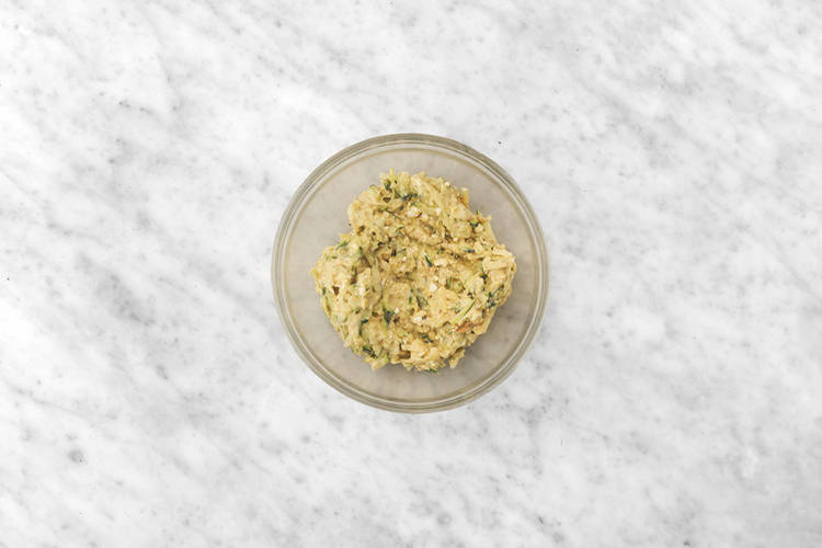 Make the fritter mixture