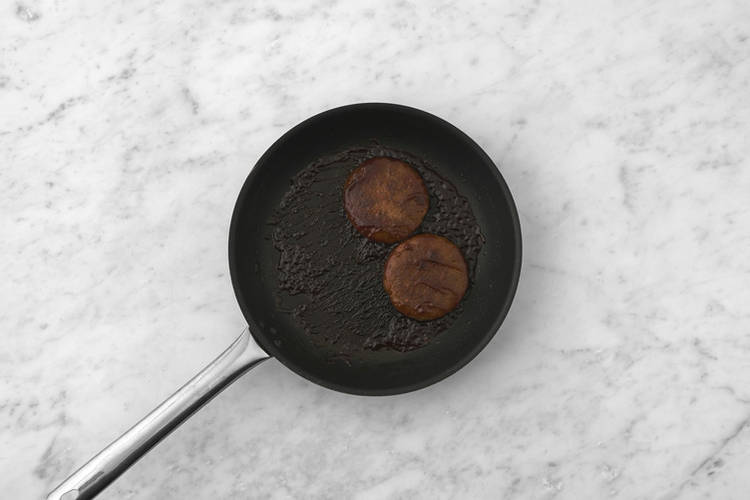 Cook the patties & heat the buns