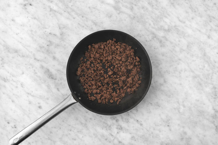 Cook the veggie mince