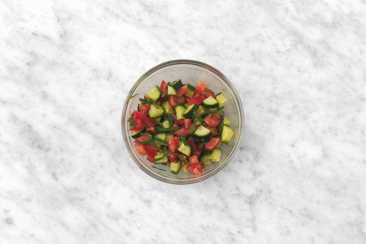 Get prepped & make the salsa